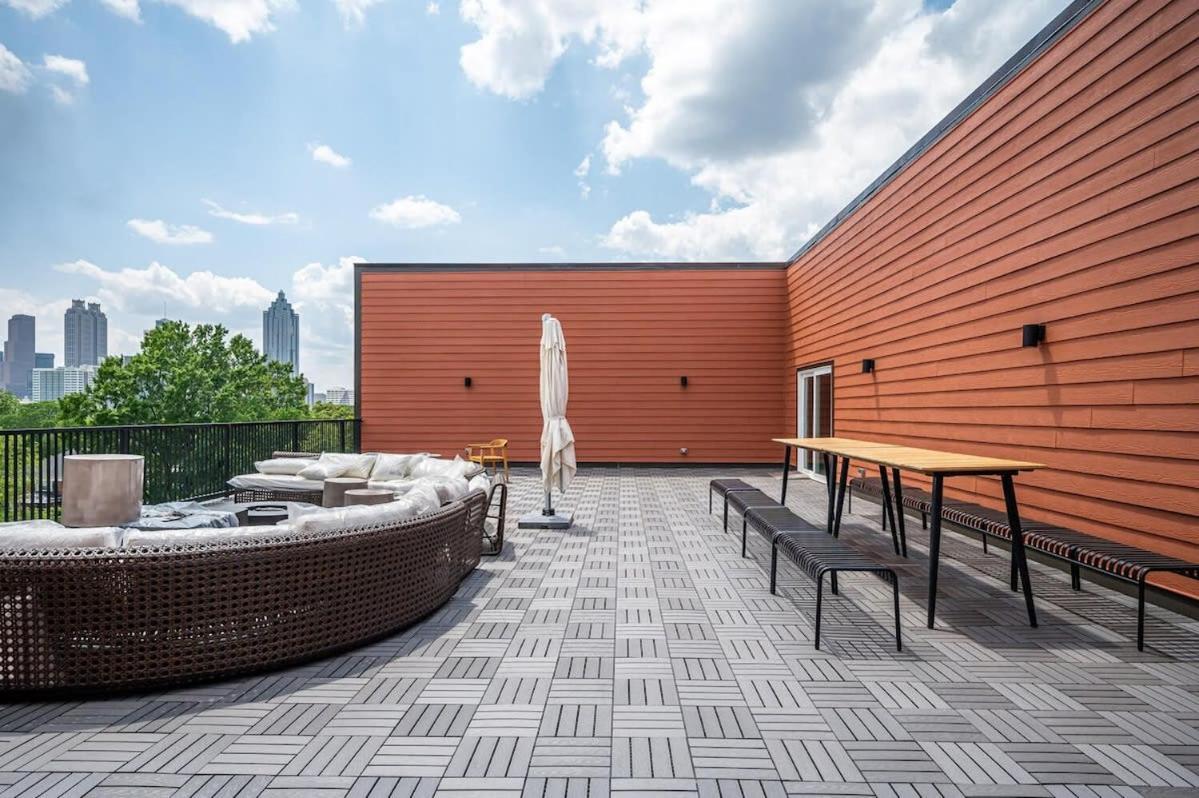 Downtown New Built Roof Top Balcony City View 525Pkwy Atlanta Bagian luar foto